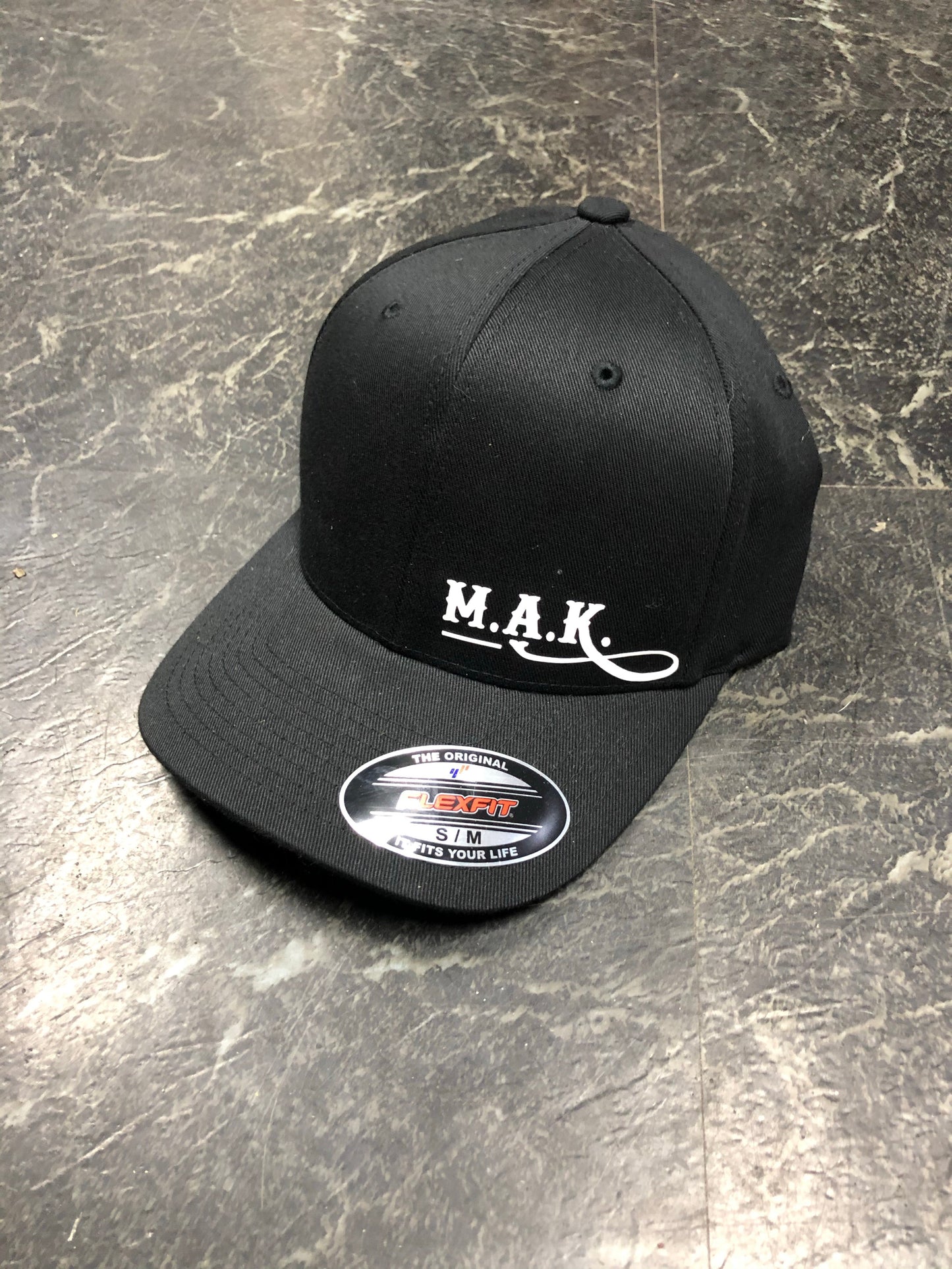 Mid America Kustoms Fitted Hat MAK Logo